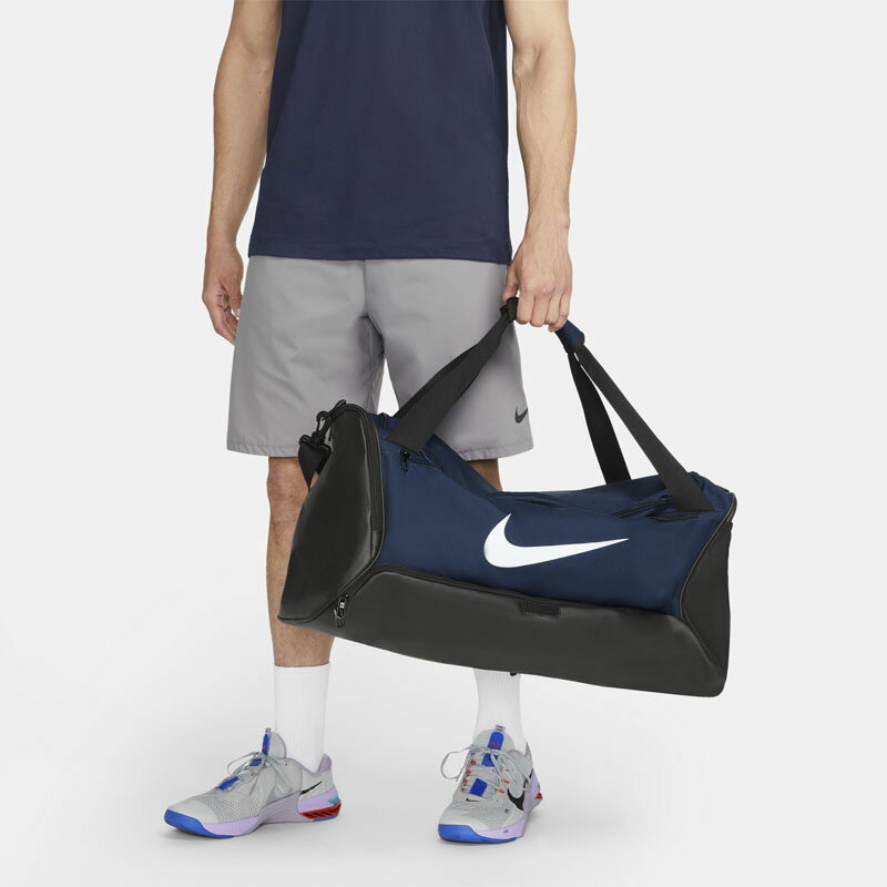 ボストンバッグ 60L ナイキ NIKE ブラジリア M ダッフル 9.5/大容量 スポーツバッグ 紺色 ネイビー系 鞄 試合 合宿/DH7710-410【ギフト不可】