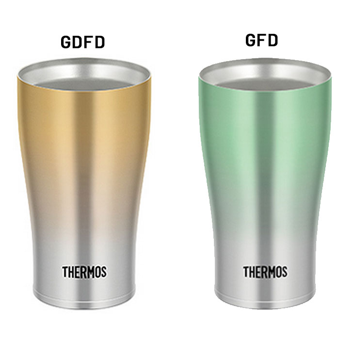 サーモス 真空断熱タンブラー 340ml ふた セット THERMOS 保温 保冷 ステンレス製 魔法びん構造 コップ 蓋付き 食器 アウトドア キャンプ おしゃれ 贈り物 ギフト/JDE-341CCset