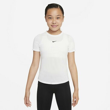 キッズ 半袖 Tシャツ 女の子 130-160cm 子供服/ナイキ NIKE YTH ガールズ Dri-FIT ワン トップ/子ども スポーツウェア トップス 女児 運動 カジュアル/DH5186-100