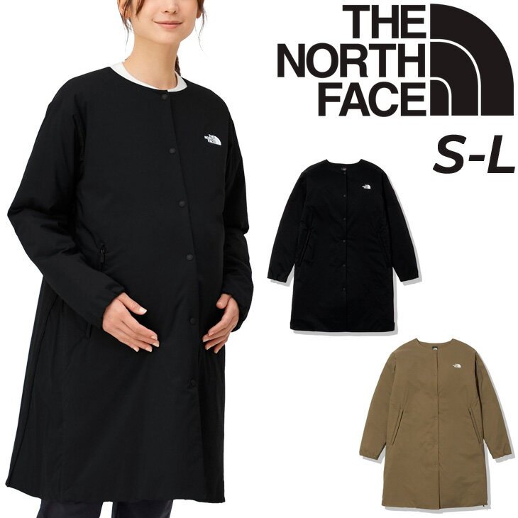 送料無料 ノースフェイス THE NORTH FACE マタニティウェア 中綿入り ロングカーディガン レディース はっ水 保温 アウター/産前産後兼用 妊娠期 ママ 妊婦 アウトドア カジュアル コート 秋冬/NYM82201