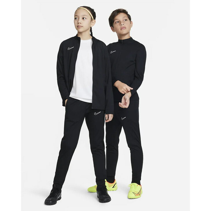 ナイキ 送料無料 ナイキ ジャージ キッズ ジュニア 上下 130-170cm 子供服/NIKE ナイキ Dri-FIT Academy23 トラックスーツ/サッカー スポーツウェア ジャケット パンツ セットアップ/子ども フットサル 練習着 ブラック 黒 上下組 サステナブル/DX5480-010