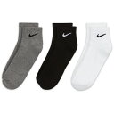 ナイキ 靴下 3足組 21-29.0cm NIKE 3P エブリデイ クッションク ウォーターソックス 3足セット/メンズ レディース キッズ スポーツ トレー...
