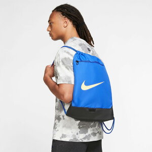 ナップサック ジムサック 18L バッグ ナイキ NIKE ブラジリア ドローストリング 9.5/スポーツバッグ リュック サブバッグ ブルー 青 鞄 かばん/DM3978-405