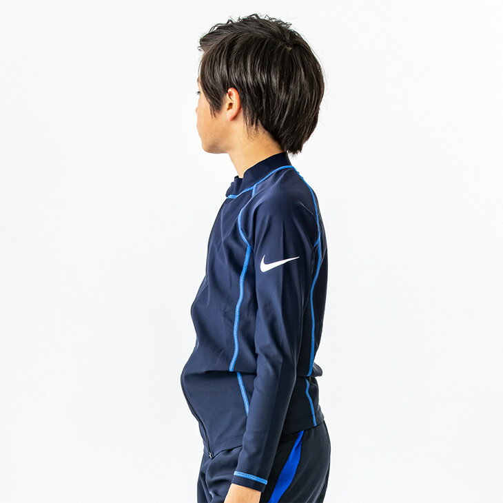 ナイキ キッズ ラッシュガード 長袖 ジュニア 男の子 NIKE SWIM スクール水着 子ども こども用 スイムウェア 120cm 130cm 140cm 150cm 160cm 170cm 男子 男児 子供 小学生 幼児 園児 ボーイズ 水泳 プール 学校 体育 海水浴/1991072-010【返品不可】