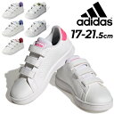 楽天APWORLD　KIDS送料無料 アディダス キッズ ジュニア スニーカー シューズ adidas ADVANCOURT CF C アドバンコート 子供靴 17-21.5cm コートスタイル 男の子 女の子 子ども 運動靴 小学生 通学 通園 くつ/LKK22【a20Qpd】