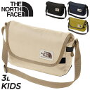 送料無料 ノースフェイス キッズ ショルダーバッグ 3L 子供用 かばん THE NORTH FACE ショルダーポーチ ジュニア 子ども こども カジュアル キッズバッグ 鞄 メッセンジャーバッグ 男の子 女の子 ブランド/NMJ72365