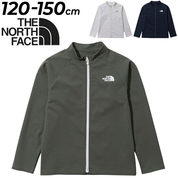 楽天APWORLD　KIDS送料無料 ノースフェイス キッズ ジャケット 水陸両用 THE NORTH FACE サンシェード フルジップ アウター 120-150cm 子供服 耐塩素 紫外線・日焼け対策 アウトドアウェア ウェア キャンプ 水遊び プール 海 子ども 男の子 女の子 こども ブランド アパレル/NTJ12340