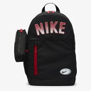 ナイキ リュックサック キッズ ジュニア 子供用 20L バッグ NIKE エレメンタル バックパック ペンケース付き スポーツ カジュアル キッズバッグ 鞄 かばん こども 黒 ブラック 通学 通園 ブランド カバン/FN0956-010