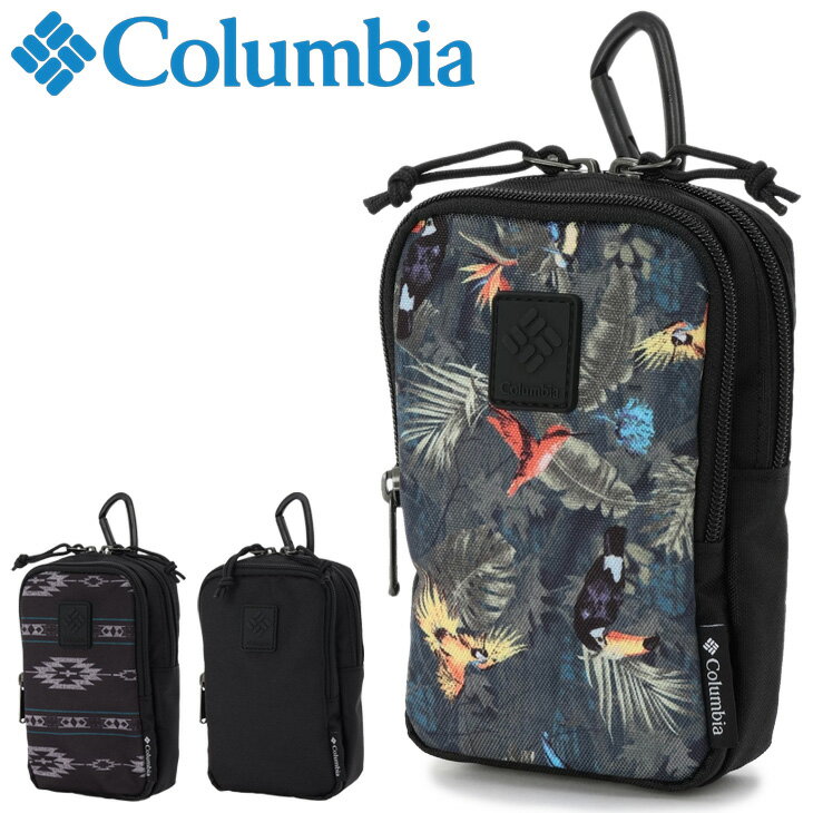 ◆ 商品詳細情報 ◆ ブランド コロンビア Columbia 商品番号 PU2405 カラー (010)ブラック (011)ブラックパターン (012)トロピカル ※総柄プリントは裁断箇所により柄の出方が変わりますのでご了承ください サイズ 高さ/幅/奥行(目安)：16cm×10cm×5cm 重量(g)：100g 素材 ポリエステル100% 原産国 ベトナム製 ◆画像のカラーについて◆ 商品画像のカラーにつきましては、PC、モバイルなど閲覧環境等により実物のカラーと多少異なることもございます。 予めご理解のうえご注文を賜りますようお願いいたします。 ギフト対応 ※メーカー希望小売価格はメーカーサイトに基づいて掲載しています (記載価格が税抜き価格になっている場合もございます)【コロンビア Columbia / ポーチ】 ◆　商　品　説　明 ◆ □□□当店で販売しております商品はすべて【正規取扱品】です□□□ ★メール便EX 1点までOK★ コロンビア(Columbia)から、マルチケース「ナイオベ」です。 ボトムスやバッグに簡単に装着可能な定番マルチケース 【商品特徴】 ・スマートフォンや音楽プレーヤーなどを収納できるクッション性の高いトリコット生地 ・メインコンパートメント内部にキーフック ・ベルトループやバックパックのショルダーに取付ができる、背面のスナップボタン式のループ ・キャンプやハイキングなどのアウトドアシーン、日常や旅行にもおすすめ ◯アウトドア仕様のコロンビアオリジナル柄（011カラー Black, Native Pattern） ◯コロンビアアーカイブのカモフラージュに夏らしいトロピカルなアクセントを融合させた、 今シーズンのオリジナルグラフィックパターン（012カラー Tropical Timberwolf） ※総柄プリントは裁断箇所により柄の出方が変わりますのでご了承ください ・サイズ（H/W/D）:16cm×10cm×5cm ・重量(g):100g ●テクノロジー● ・ピーファスフリー PFAS(有機フッ素化合物）を含まない撥水加工製品には、PFASフリーと表記しております。