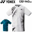 送料無料 ヨネックス YONEX ジュニア ゲームシャツ 半袖 130cm 140cm 子供服 バドミントン テニス ソフトテニス 涼感 吸汗速乾 ストレッチ 子ども用 スポーツウェア ウェア 競技 トップス 白 青 Tシャツ キッズウェア ブランド アパレル/10566J