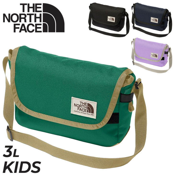 ◆ 商品詳細情報 ◆ ブランド ノースフェイス THE NORTH FACE 商品番号 NMJ72365 カラー (K)ブラック (UN)アーバンネイビー (TG)TNFグリーン (LL)ライトライラック サイズ 重量：約180g 寸法：H16×W25×D7cm 容量：3L 素材 600D 100％リサイクルポリエステル、1200Dリサイクルポリエステル 原産国 ベトナム製 ◆画像のカラーについて◆ 商品画像のカラーにつきましては、PC、モバイルなど閲覧環境等により実物のカラーと多少異なることもございます。 予めご理解のうえご注文を賜りますようお願いいたします。 ギフト対応 ※メーカー希望小売価格はメーカーサイトに基づいて掲載しています (記載価格が税抜き価格になっている場合もございます)【ノースフェイス THE NORTH FACE / キッズ / ショルダーバッグ】 ◆　商　品　説　明 ◆ □□□当店で販売しております商品はすべて【正規取扱品】です□□□ ノースフェイス (THE NORTH FACE)から、子ども用バッグ ショルダーポーチです。 お出かけの時に携帯ゲーム機やちょっとした小物を入れておける メッセンジャー型のショルダーポーチです。 素材は、600デニールのリサイクルポリエステルを使用し、 ヴィンテージスタイルにデザイン。ショルダーストラップは長さの調節が可能。 キークリップ付きポケットやスリットポケットを装備。 ベルクロ式のフロントフラップで、内部へのアクセスが容易にできます。 ・開閉しやすい面ファスナー式フラップ ・柔らかいパッド入りのバックパネル ・内部にメッシュポケット ・フロントポケット ・キーホルダーループ ・リフレクター ・重量：約180g ・寸法：H16×W25×D7cm ・容量：3L 【製品のパッケージ(外装)について】 本製品は、メーカーから入荷した状態で発送しております。 若干の袋破れ、汚れがある場合がございますが、 製品には問題はありません。予めご了承くださいませ。