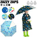 送料無料 ザジーザップス キッズ 男の子 雨傘 長傘 手開き式 45cm 50cm 55cm Zazzy Zaps かさ 透明窓 子供用 子ども スクール長傘 ...