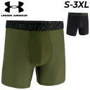 アンダーアーマー ボクサーパンツ 1枚 メンズ UNDERARMOUR UAパフォーマンステック 6インチ アンダーウェア フィッティド メッシュ 吸汗 ドライ...