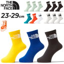 ザ・ノース・フェイス 靴下 3足組 クルーソックス メンズ レディース THE NORTH FACE TNF ジャカード ロゴ 3P クルー 23-29cm ユ...