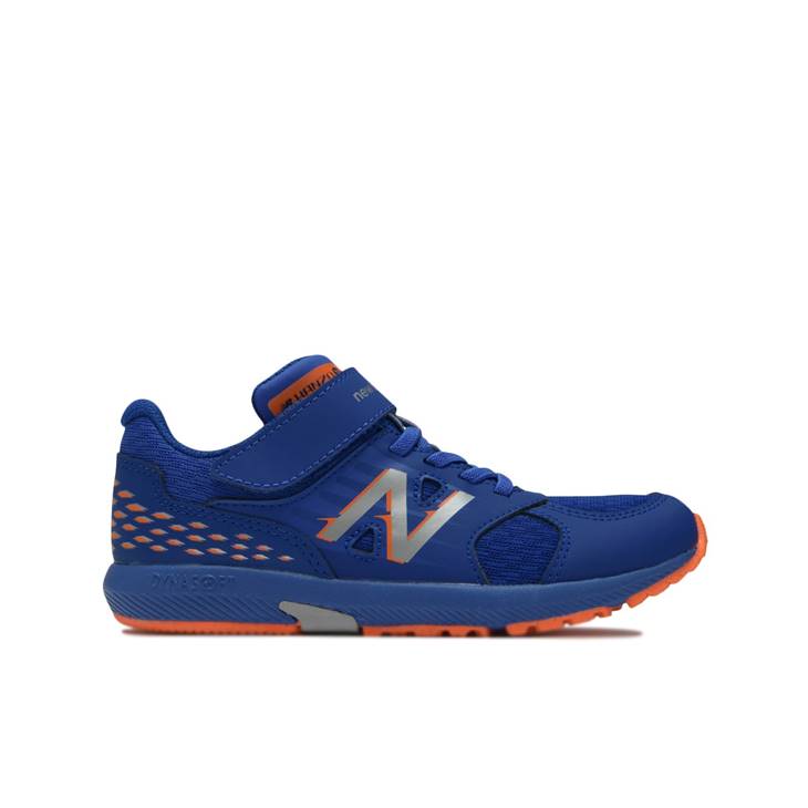 楽天APWORLD　KIDS送料無料 ニューバランス キッズ ジュニア ランニングシューズ NewBalance NB Hanzo V v3 ハンゾー 子供靴 17-21.5cm ベルト マジックテープ 子ども 男の子 女の子 ブランド スニーカー 運動靴 体育 学校 運動会 小学生 ブラザー4チャンネルで紹介/PXHANV-B3