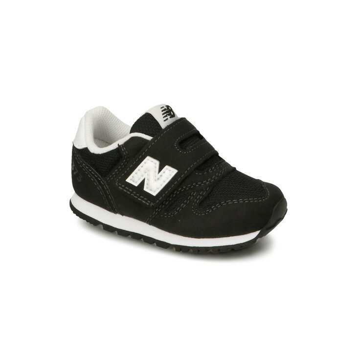 楽天APWORLD　KIDS送料無料 ニューバランス ベビーシューズ 12-16.5cm スニーカー Newbalance 373 子供靴 キッズシューズ 子ども カジュアルシューズ スポーティ こども 赤ちゃん 幼児 ベビー靴 ベビースニーカー キッズスニーカー 黒 マジックテープ 運動靴 ブランド くつ/IZ373-KB2