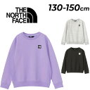 送料無料 ザ・ノース・フェイス キッズ スウェットシャツ 130-150cm THE NORTH FACE スモールボックスロゴクルー 長袖 トレーナー 子供服...