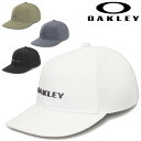オークリー 帽子 ロゴキャップ メンズ レディース OAKLEY Essential Bk Logo Cap 25.0 ユニセックス スポーツキャップ 速乾 抗...
