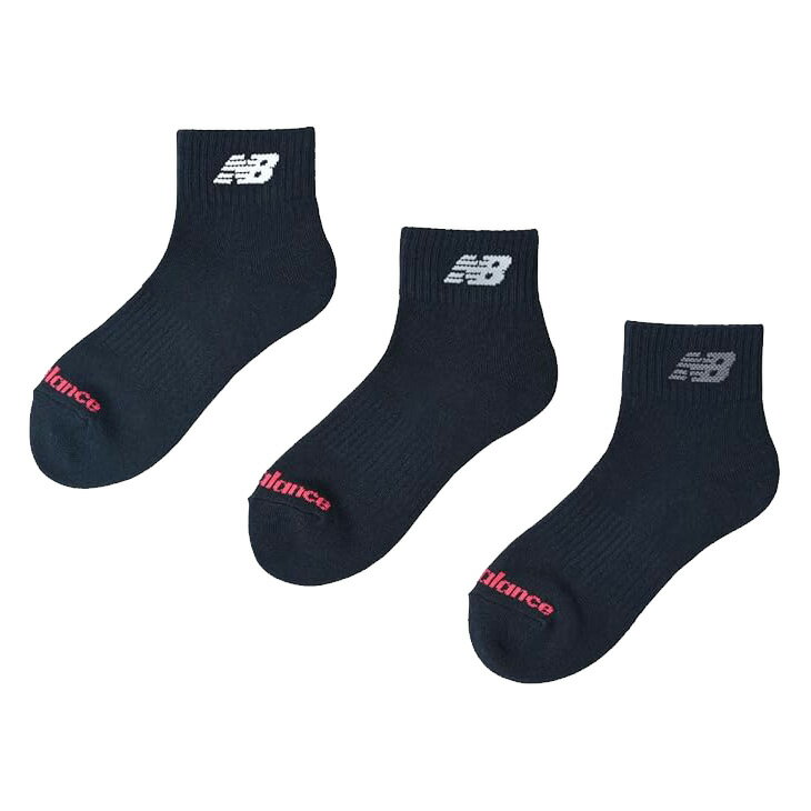 ニューバランス 靴下 3足組 ジュニアソックス 19-23cm newbalance 3Pソックスショートレングス 子ども..
