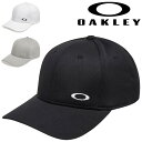 オークリー キャップ 帽子 メンズ レディース OAKLEY Tinfoil 3.0 スポーツキャップ 刺繍ロゴ アクセサリー ユニセックス トレーニング ゴルフ テニス デイリー カジュアル スポーティ シンプル 白 黒 グレー メンズキャップ ぼうし ブランド アパレル/FOS901497