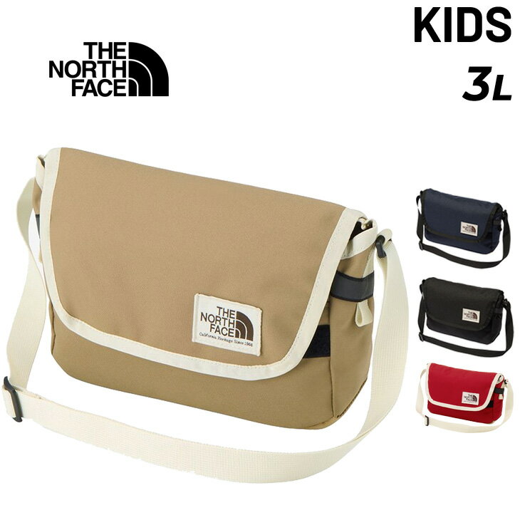 送料無料 ザ・ノース・フェイス キッズ 子ども用 ショルダーバッグ 3L かばん THE NORTH FACE ショルダーポーチ｜ジュニア 斜め掛け 肩掛け 鞄 ポーチ こども 子供 男の子 女の子 カジュアルバッグ キッズバッグ アウトドア ブランド カバン メッセンジャーバッグ/NMJ72365