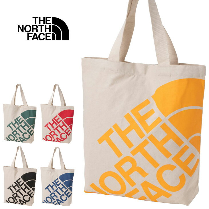 乐天商城 - 送料無料 ザ・ノース・フェイス トートバッグ 鞄 メンズ レディース THE NORTH FACE ランプトートM 中型 タテ型 オーガニックコットン ビッグロゴ コットンバッグ アウトドア ブランド 普段使い タウンユース お買い物 エコバッグ ナチュラル かばん/NM72608【母の日】