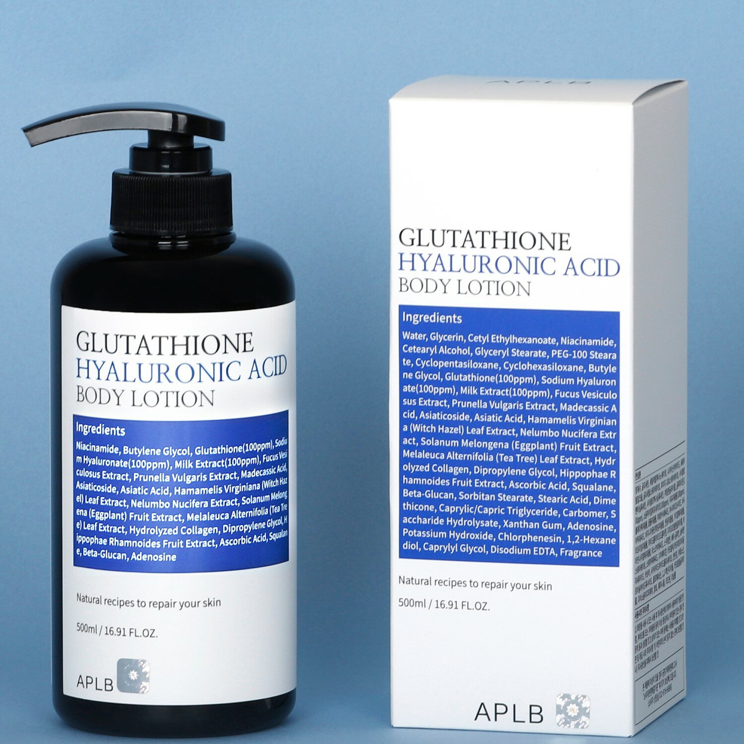 【9/11 23:59迄限定価格】【APLB公式】グルタチオンヒアルロン酸ボディローション 500ml APLB Glutathione Hyaluronic Acid Body Lotion スキンケア 韓国コスメ 韓国ブランド 正規品 保湿 弾力 水分 栄養 しっとり 乾燥肌 グルタチオンクリーム ボディクリーム ポンプ