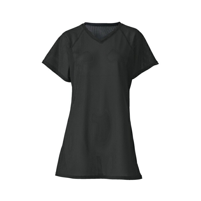 bAz Performance バズ パフォーマンス / NAWA レディース スポーツウェア 日本製 送料無料 P.メッシュチュニック 健康体操 ジム ランニング ウォーキング ファッション M/L/WL ブラック/シトラス ウーリーメッシュ