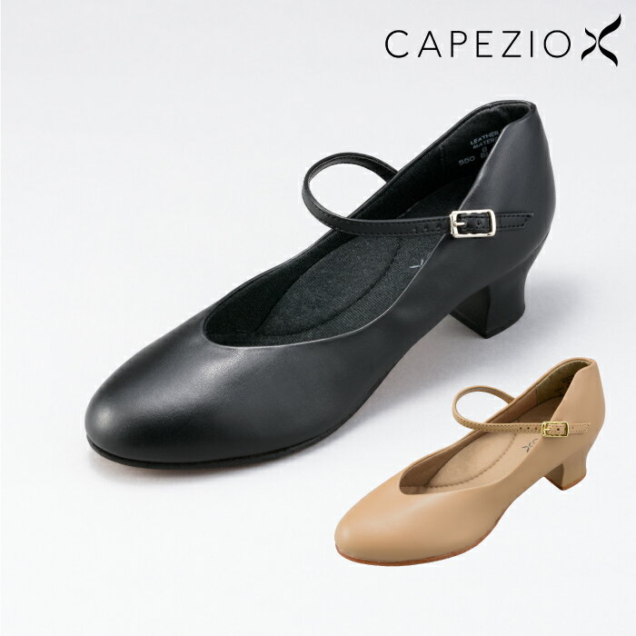 【送料無料】 CAPEZIO カペジオ ダンス シューズ ダンスシューズ ヒール レディース タップダンス ジャズダンス タップダンス オールレザー 牛革 3.8cmヒール 21.0〜26.0cm 大人