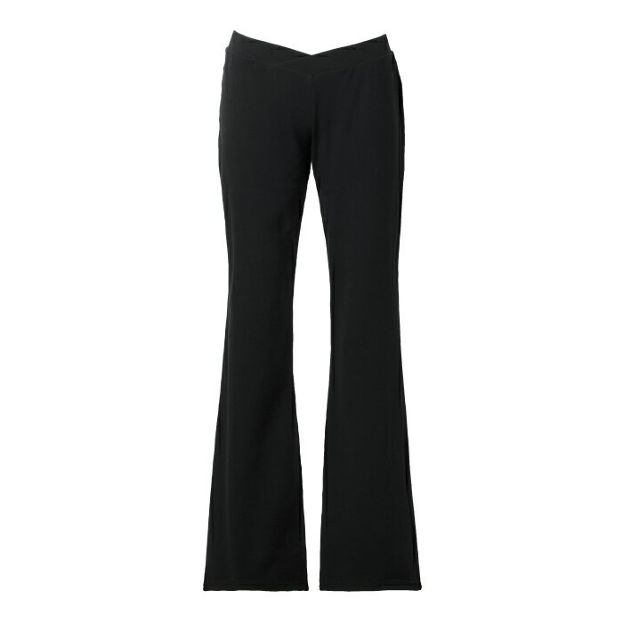 raffine ラフィーネ / NAWA バレエウェア 日本製 送料無料 ウォームアップパンツ レディース バレエ ダンス ブーツカット ライクラビューティ M/L ブラック