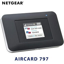 NETGEAR AC797 モバイルルーター SIMフリー 国内 docomo ネットワーク LTE FDD-LTE 3G & 海外対応 最大接続32台 AIRCARD 797 AC797-100JPS ネットギア (10)