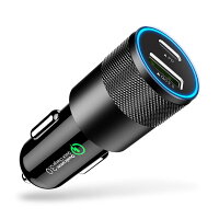 TRIFACE カーチャージャー シガーソケット USB-C PD 24W 2ポート 急速充電 MacBook iPhone Switch 対応 車載 スマホ (06)