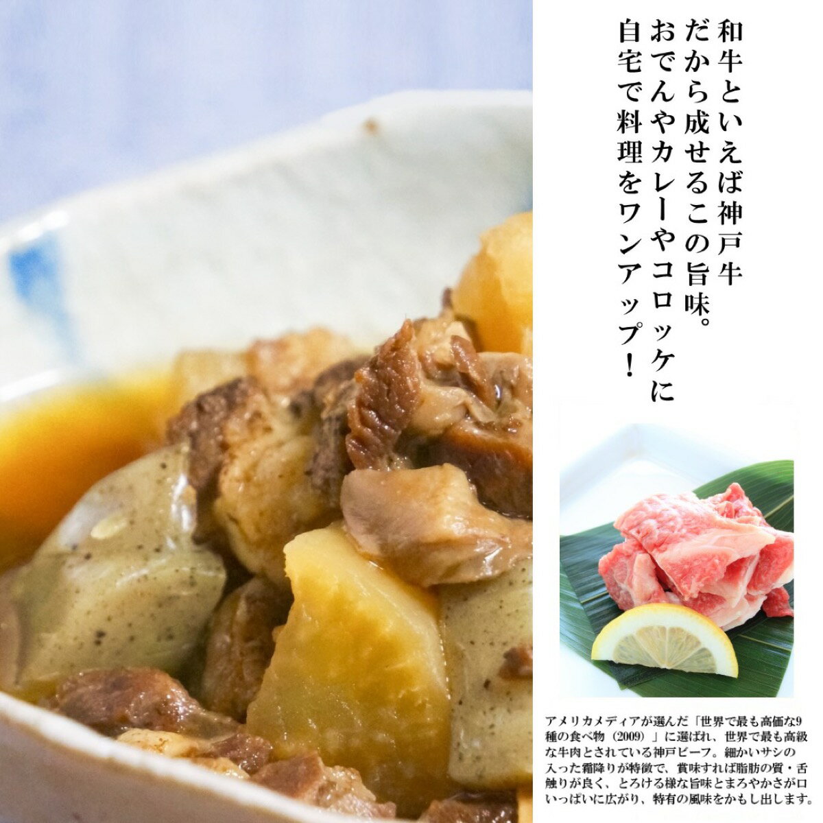 神戸牛 すじ 600g 内祝