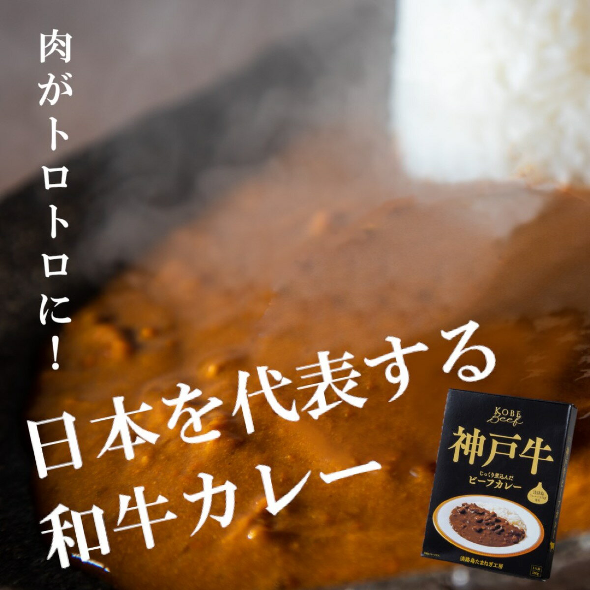 ブランド牛 ビーフカレー レトルト 牛肉 牛 ご当地 神戸牛 パウチ 160g 10パック入 (E1)北海道・沖縄・離島不可