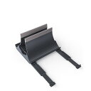 TR-TS003-GY 多機能 タブレット PC スタンド グレー 角度調節 自動幅調節 タブレットホルダー ノートパソコン 書類 本 省スペース 滑り止め 安定 デスク 整理 ワークスペース (06)(3)