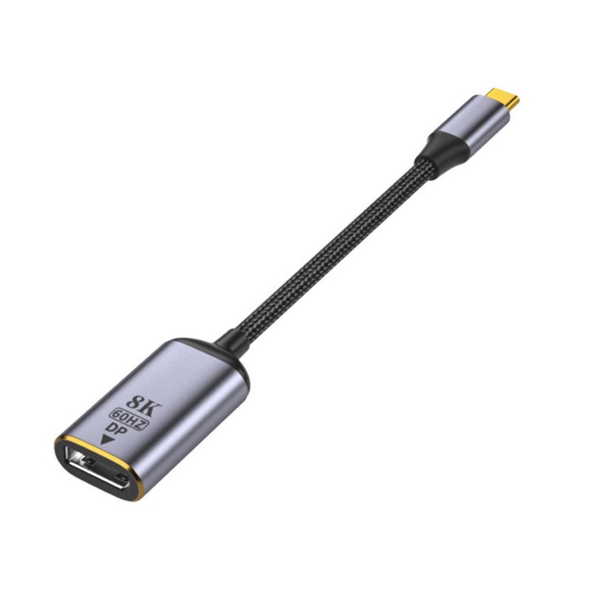TR-DP003-SV USB Type-C DisplayPort 映像変換アダプタ USB-C タイプC ディスプレイポート 8K 60Hz 出力 変換 アダプ…