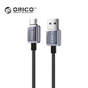 【処分特価】 ORICO GQZB66-15-BK-BP USB Type-A(USB2.0) to Type-C ケーブル 1.5m 11V 6A 66W オス-オス コード Android PC パソコン Mac (3C)(2)