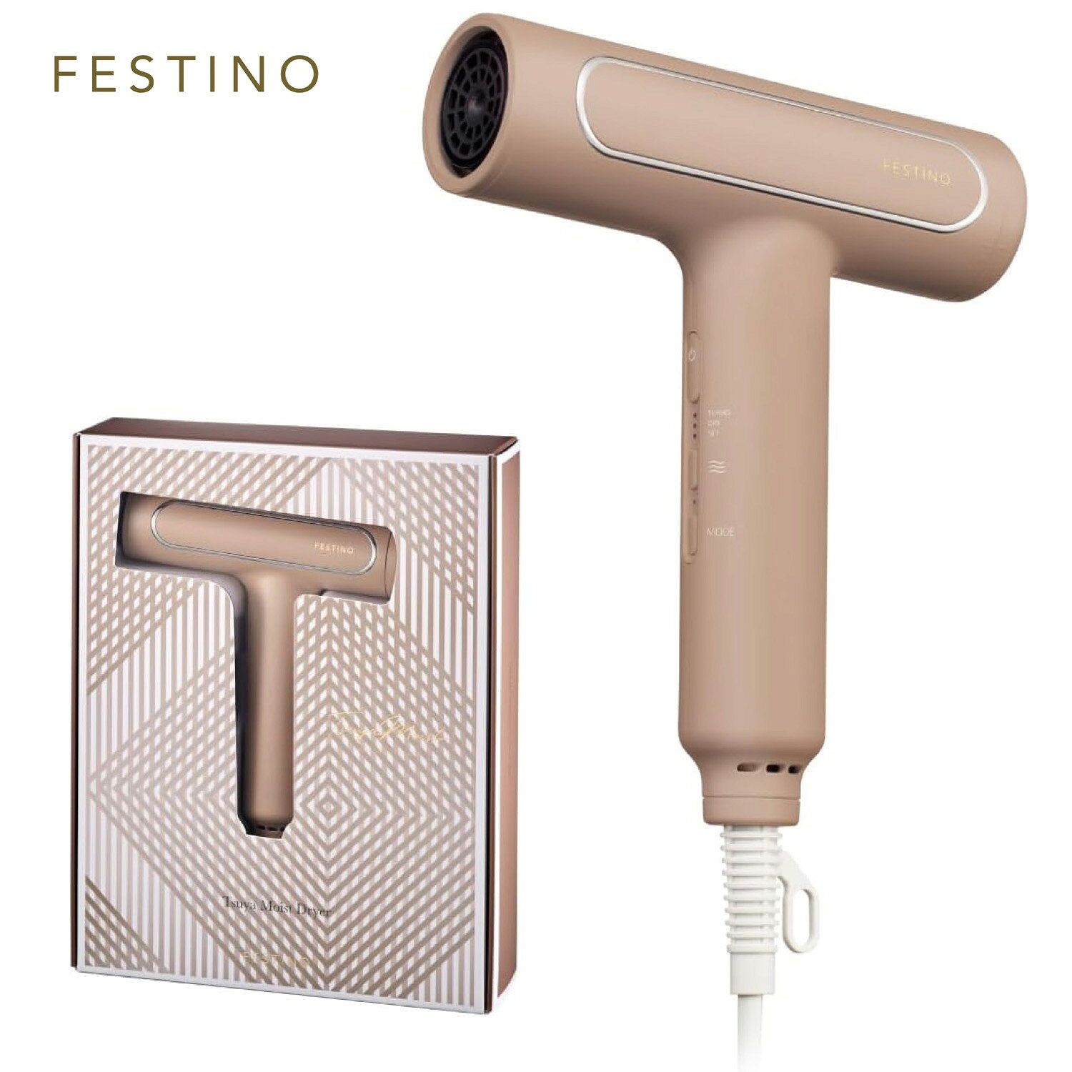 楽天市場】festino ツヤモイスト ドライヤーの通販
