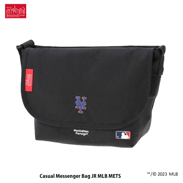 マンハッタンポーテージ MP1605JRMLBMETS カジュアル メッセンジャー バッグ JR MLB メッツ ブラック Manhattan Portage Casual Messenger Bag JR MLB METS Blackメジャーリーグベースボール ニューヨーク 野球 斜め掛けバッグ カジュアル