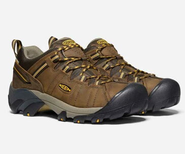 キーン 1008417 ターギー ツー 防水ハイキングシューズ KEEN MENS TARGEE 2 WP Cascade Brown/Golden Yellow ウォータープルーフ