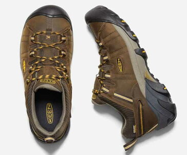 キーン 1008417 ターギー ツー 防水ハイキングシューズ KEEN MENS TARGEE 2 WP Cascade Brown/Golden Yellow ウォータープルーフ