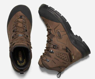 キーン 1020754 メンズ カレイグ ミッド 防水 ハイキングシューズ 2~3日の山行きにも対応 KEEN MENS KARRAIG MID WP DARK EARTH/RAVEN