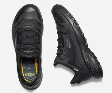 キーン 1025294 テンポ フレックス ウォータープルーフ 防水ハイキングシューズ KEEN MENS TEMPO FLEX WP Triple Black