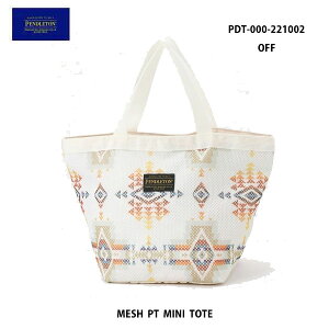 ペンドルトン PDT-000-221002 オフ メッシュ プリント ミニ トート　ネコポス便対応PENDLETON MESH PT MINI TOTE OFFトートバッグ お出かけバッグ　Rock Point ロックポイント柄