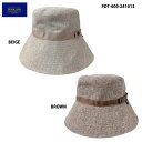 ペンドルトン PDT-000-241013 サマーハット ベージュ ブラウン ネコポス便対応PENDLETON SUMMER HAT BEIGE BROWN帽子 パッカブル ハーディング柄 HARDING 女性向け