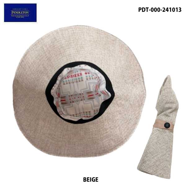 �ڥ�ɥ�ȥ� PDT-000-241013 ���ޡ��ϥå� �١����� �֥饦�� �ͥ��ݥ����б�PENDLETON SUMMER HAT BEIGE BROWN˹�� �ѥå��֥� �ϡ��ǥ����� HARDING ��������