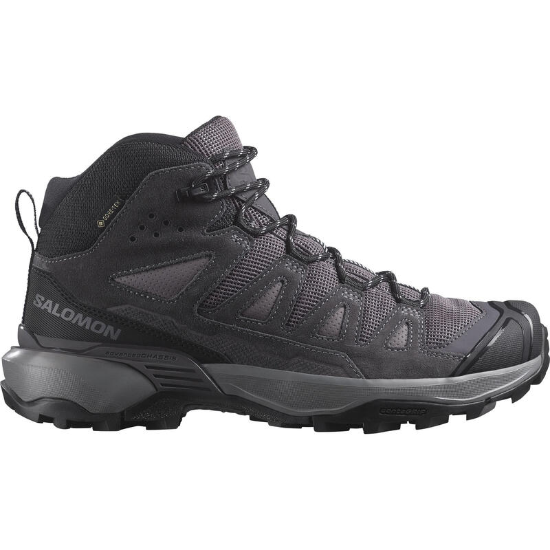SALOMON X ULTRA 360 LEATHER MID GORE-TEX Women 4757110 Shark / Nine Iron / Cl...