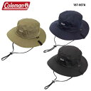 コールマン 187-007A コーデュラアドベンチャーハット ベージュ ネイビー ブラックネコポス便対応 Coleman CORDURA ADVENTURE HAT あごひも付き 帽子 日よけ スポーツ アウトドア メンズ レディース ユニセックス 男女兼用