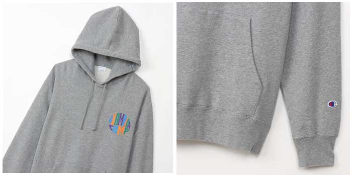 即出荷在庫はこちら　チャンピオン C3-X102 070 メンズ フーデッドスウェットシャツ オックスフォードグレー フード付き スウェットパーカー Champion HOODED SWEATSHIRT