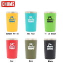 チャムス CH62-1735 キャンパーステンレスタンブラー CHUMS Camper Stainless Tumbler 水筒 タンブラー K001 Black M008 Moss M096 Yellow Green R001 Red T034 Sky Teal Y061 Golden Yellow